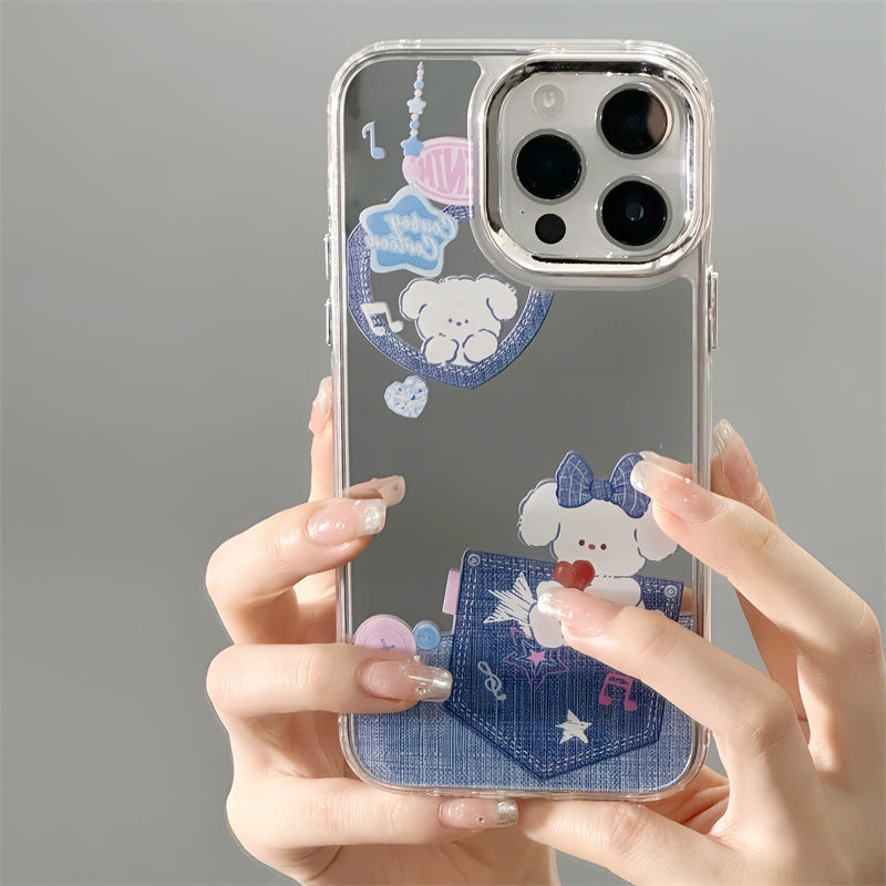 Dinos。 鏡面 iPhone 保護殼三合一