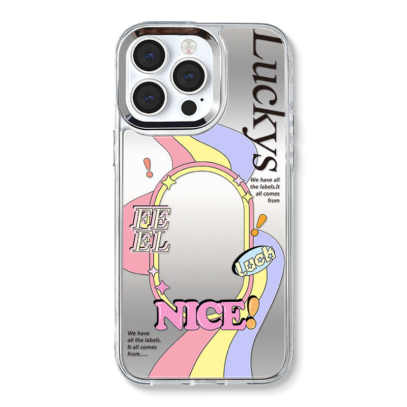 Dinos。 鏡面 iPhone 保護殼三合一