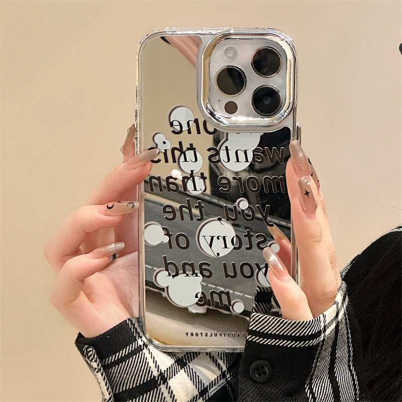 Dinos。 鏡面 iPhone 保護殼三合一