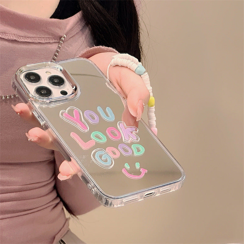 Dinos。 鏡面 iPhone 保護殼三合一