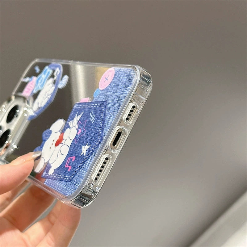 Dinos。 鏡面 iPhone 保護殼三合一