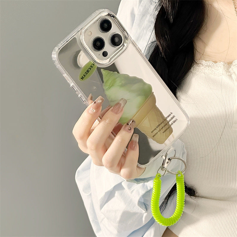 Dinos。 鏡面 iPhone 保護殼三合一