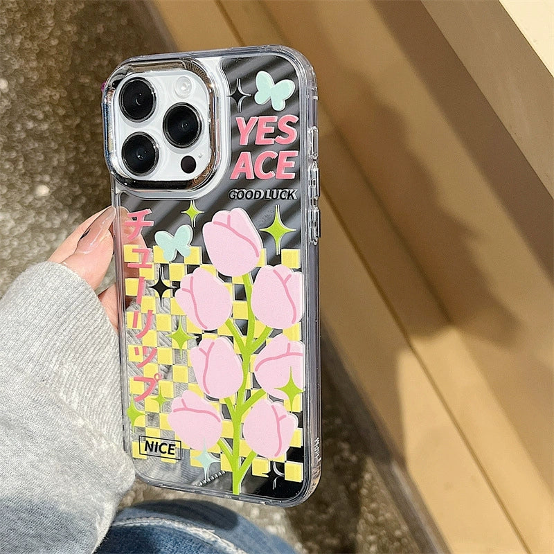 Dinos。 鏡面 iPhone 保護殼三合一