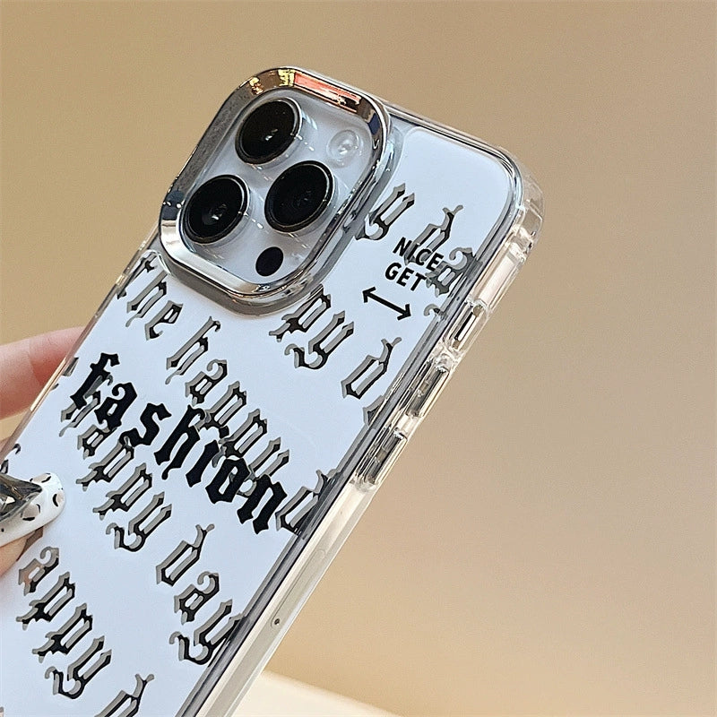 Dinos。 鏡面 iPhone 保護殼三合一