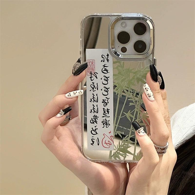 Dinos。iphone手機殼國風蘋果三合一鏡面殼