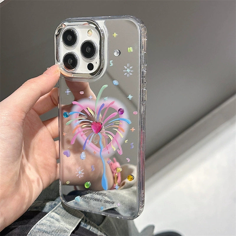 Dinos。 鏡面 iPhone 保護殼三合一