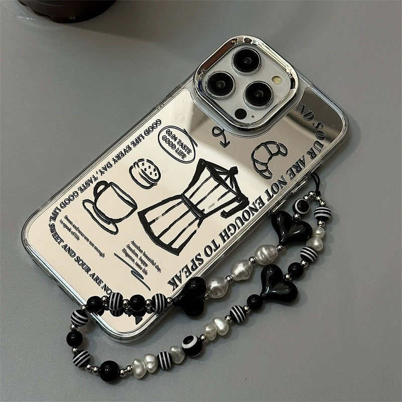 Dinos。蘋果小眾手機殼手鍊三合一鏡面