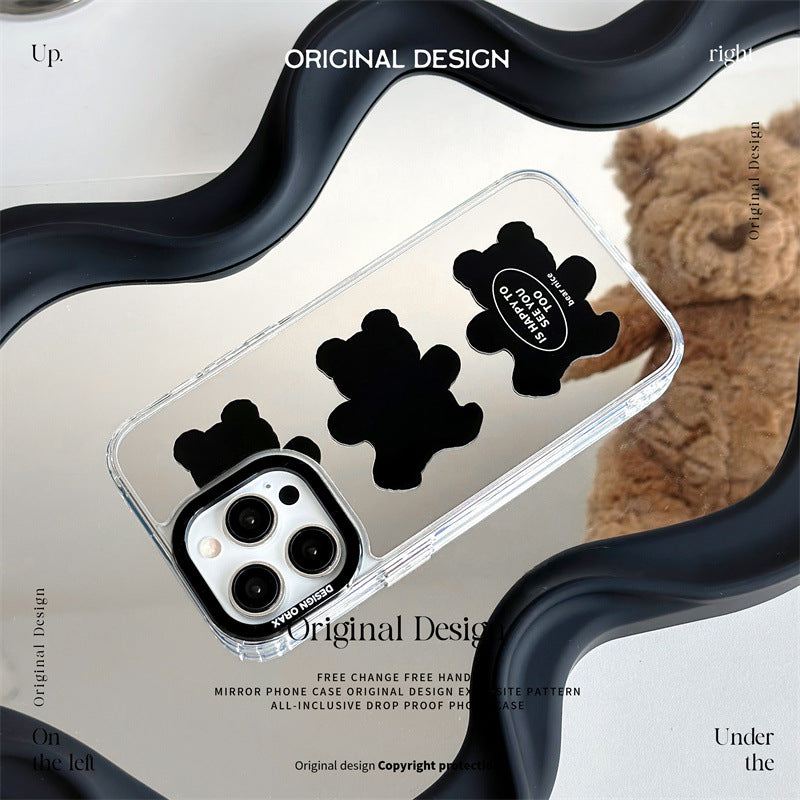 Dinos。 鏡面 iPhone 保護殼三合一