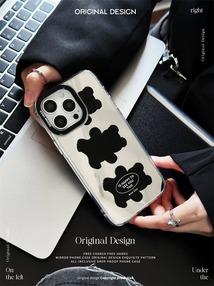 Dinos。 鏡面 iPhone 保護殼三合一