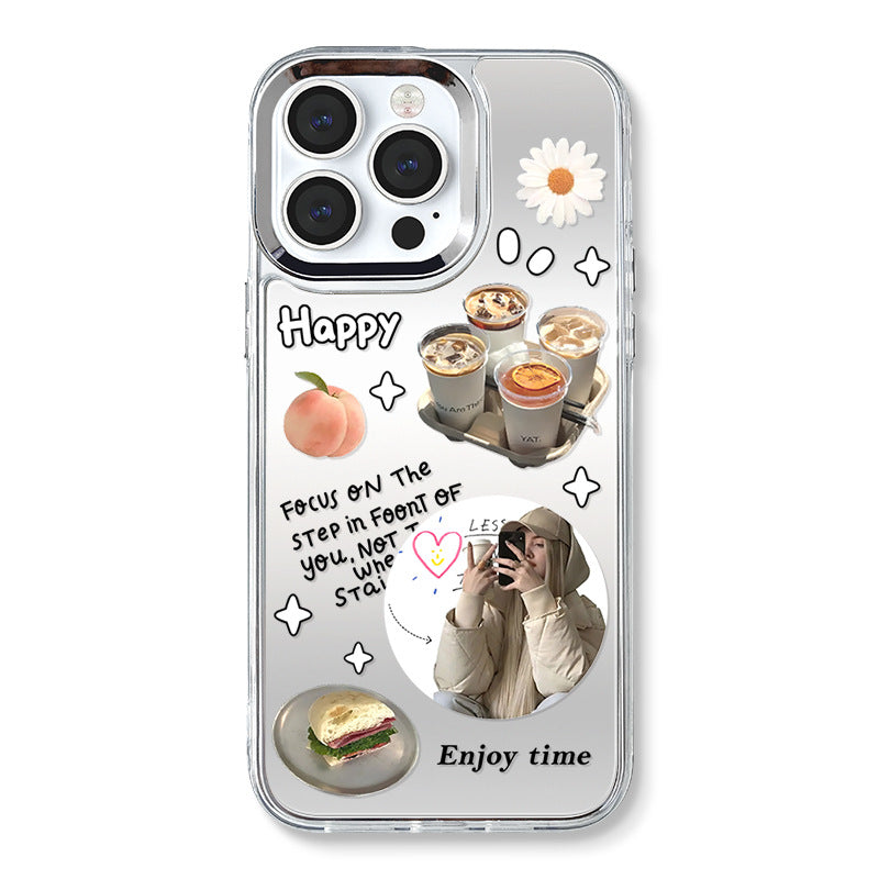 Dinos。 鏡面 iPhone 保護殼三合一