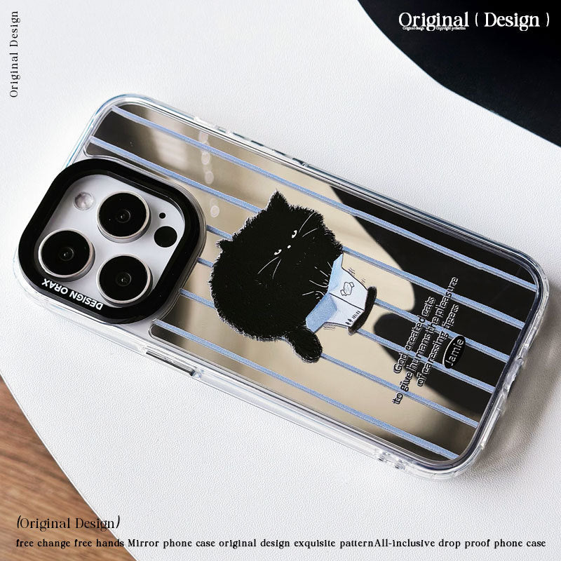 Dinos。 鏡面 iPhone 保護殼三合一