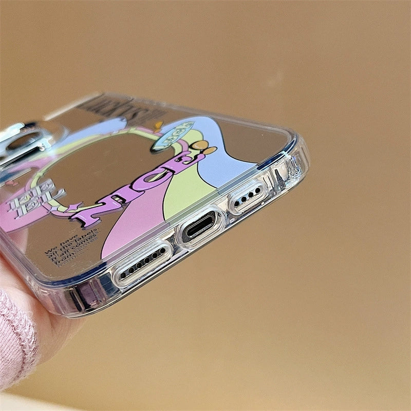 Dinos。 鏡面 iPhone 保護殼三合一