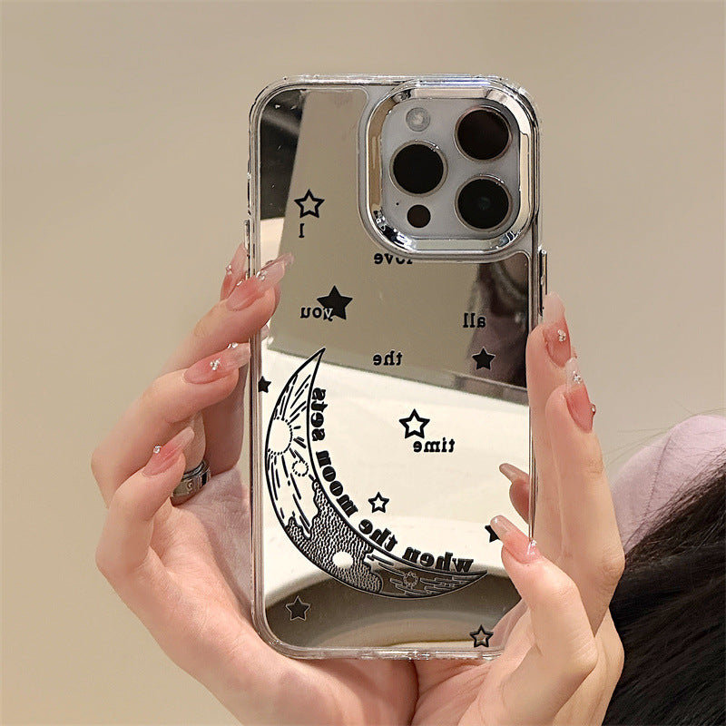 Dinos。iPhone手機殼三合一鏡面加手鍊,硬殼
