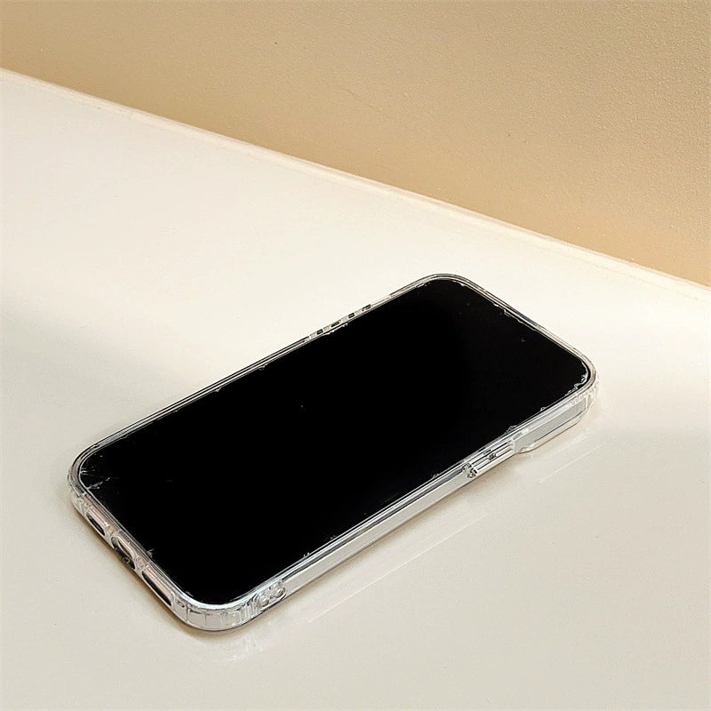 Dinos。愛心iphone手機殼鑽飾三合一鏡面