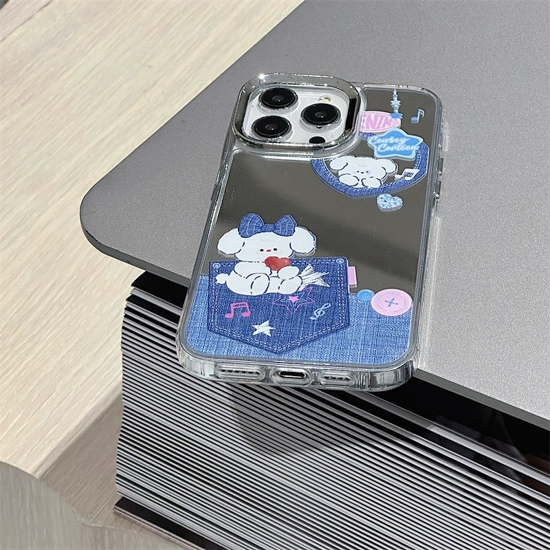 Dinos。 鏡面 iPhone 保護殼三合一