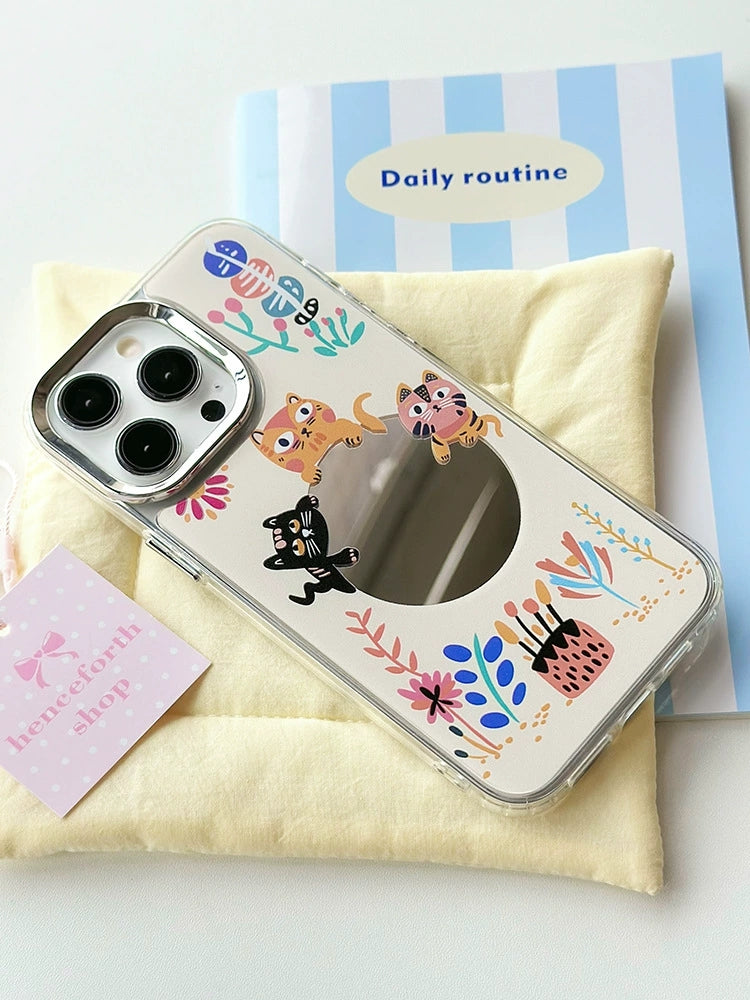 Dinos。 鏡面 iPhone 保護殼