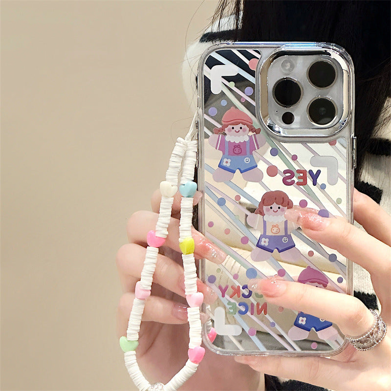 Dinos。 鏡面 iPhone 保護殼三合一