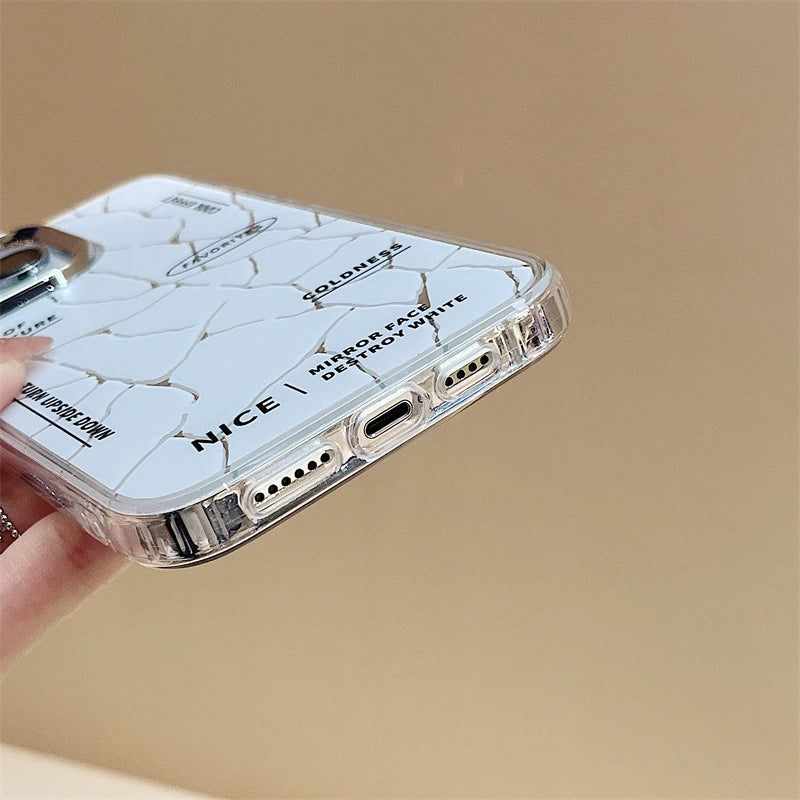 Dinos。 鏡面 iPhone 保護殼三合一