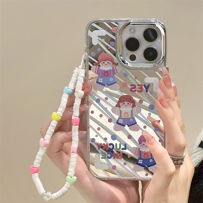 Dinos。 鏡面 iPhone 保護殼三合一