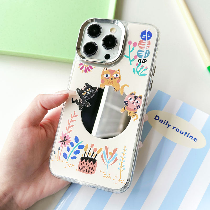 Dinos。 鏡面 iPhone 保護殼