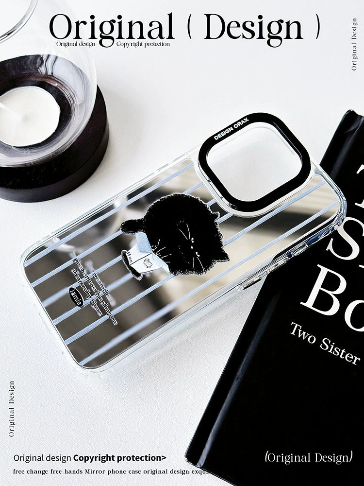 Dinos。 鏡面 iPhone 保護殼三合一