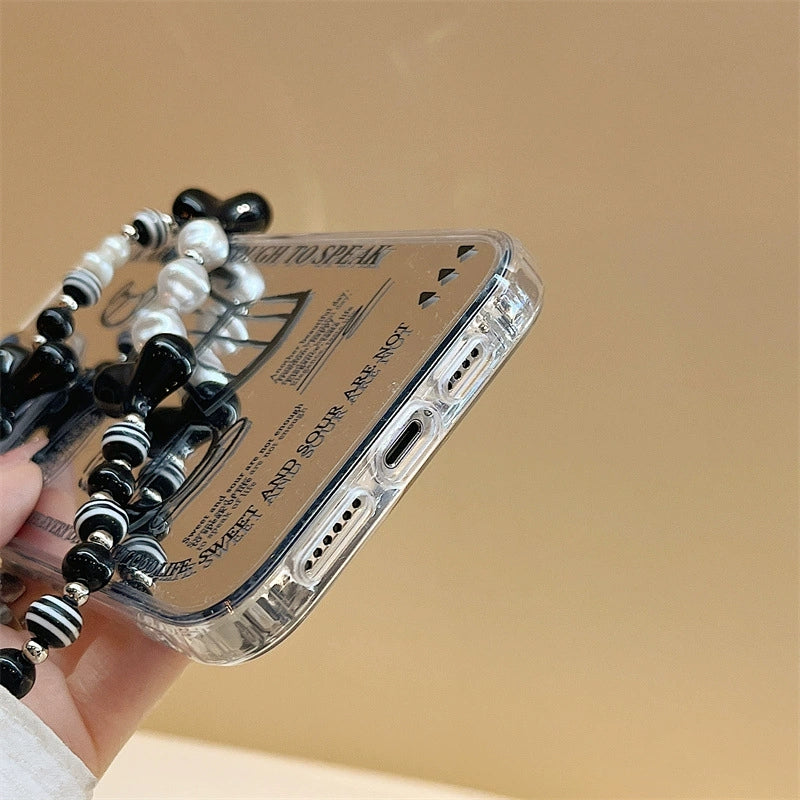 Dinos。蘋果小眾手機殼手鍊三合一鏡面