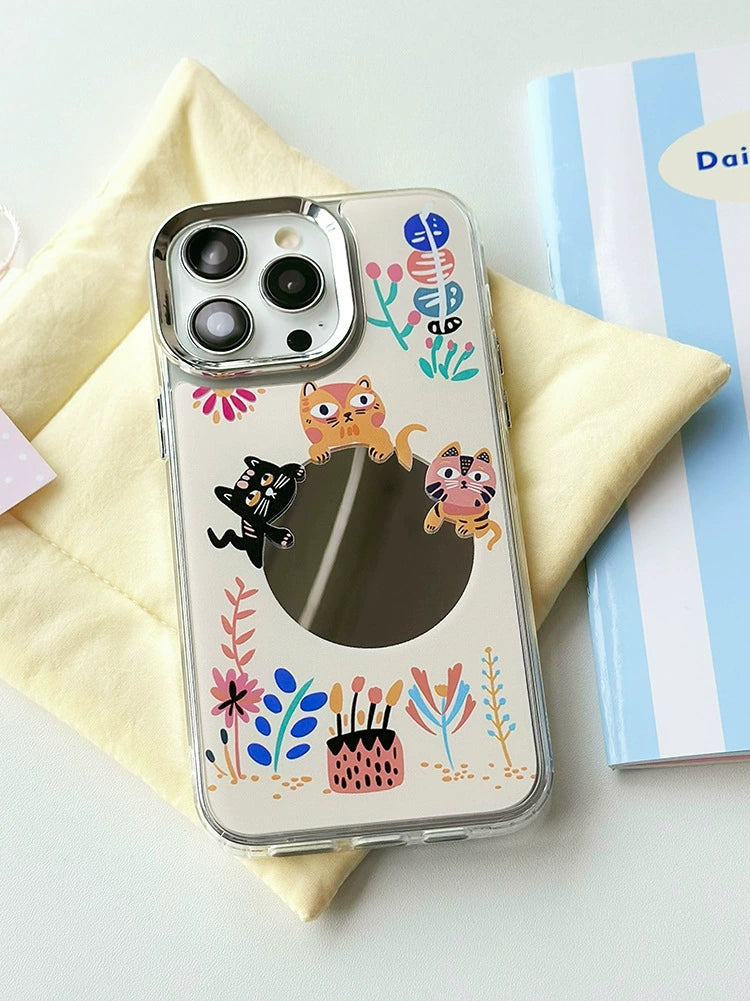 Dinos。 鏡面 iPhone 保護殼