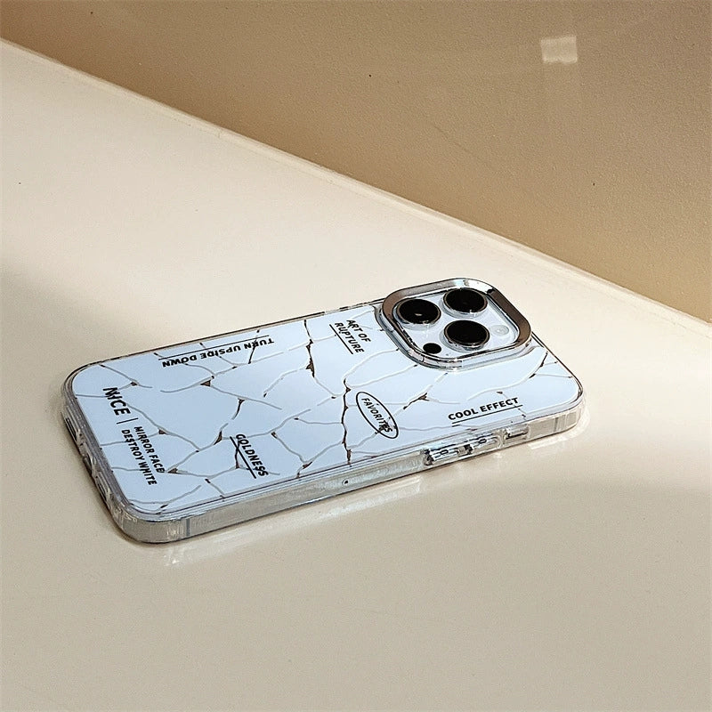 Dinos。 鏡面 iPhone 保護殼三合一