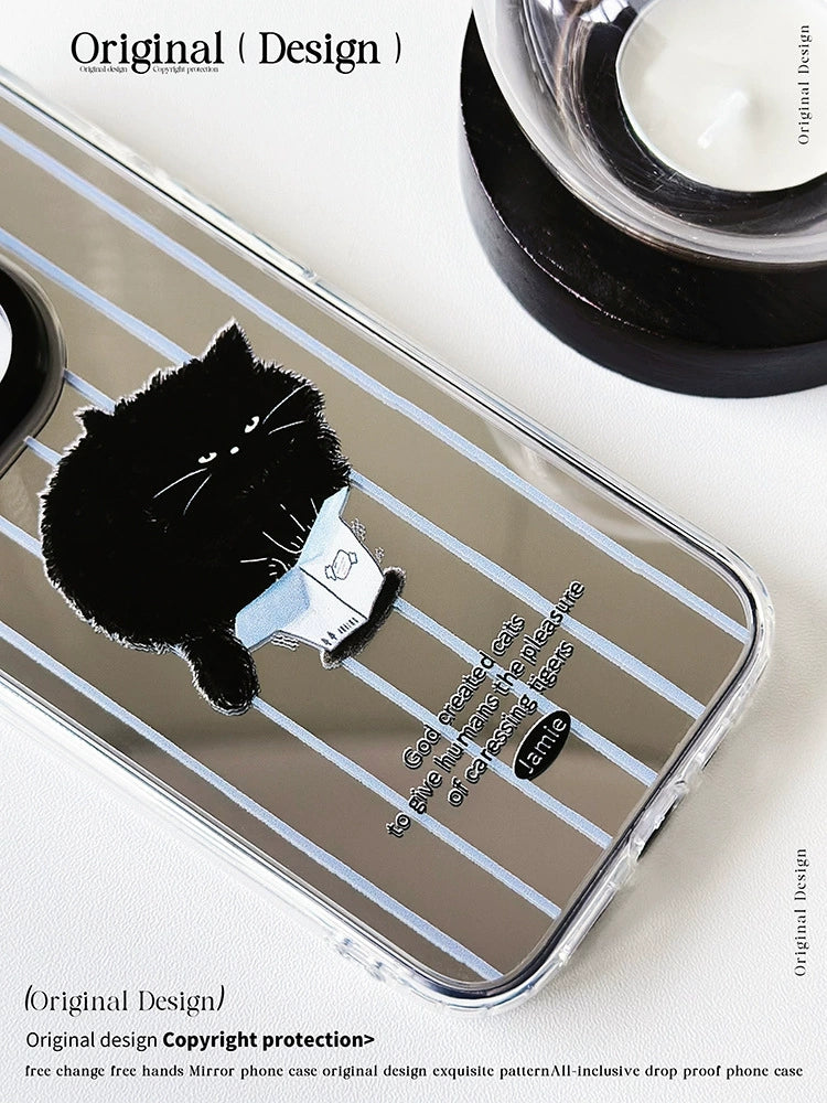 Dinos。 鏡面 iPhone 保護殼三合一