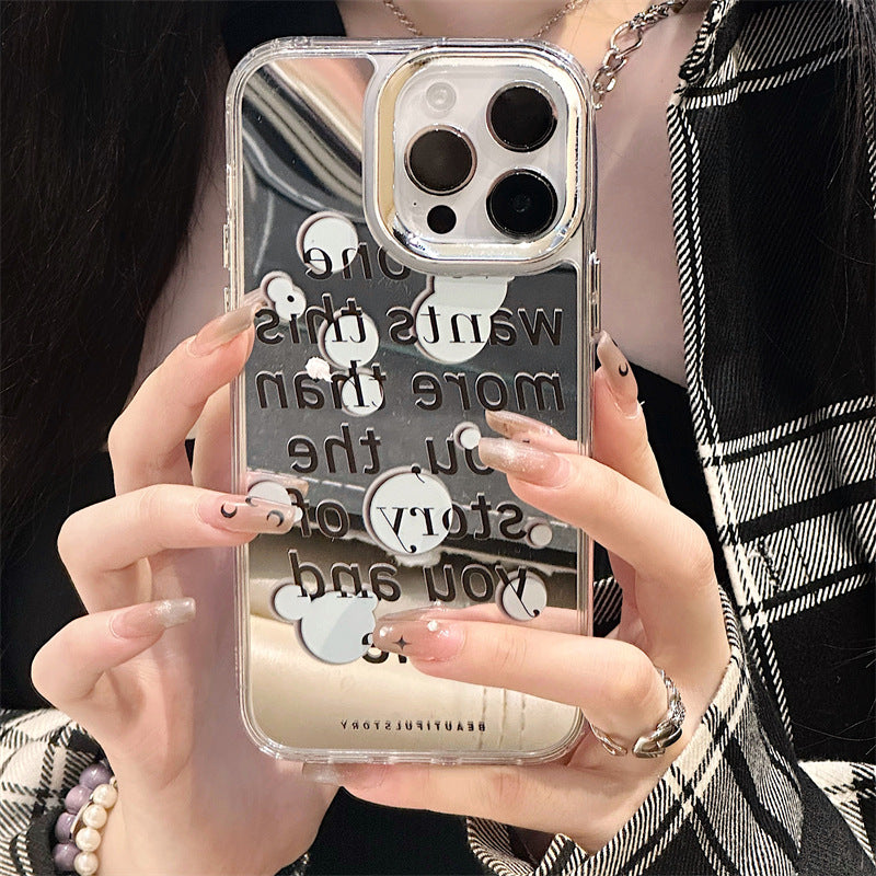 Dinos。 鏡面 iPhone 保護殼三合一