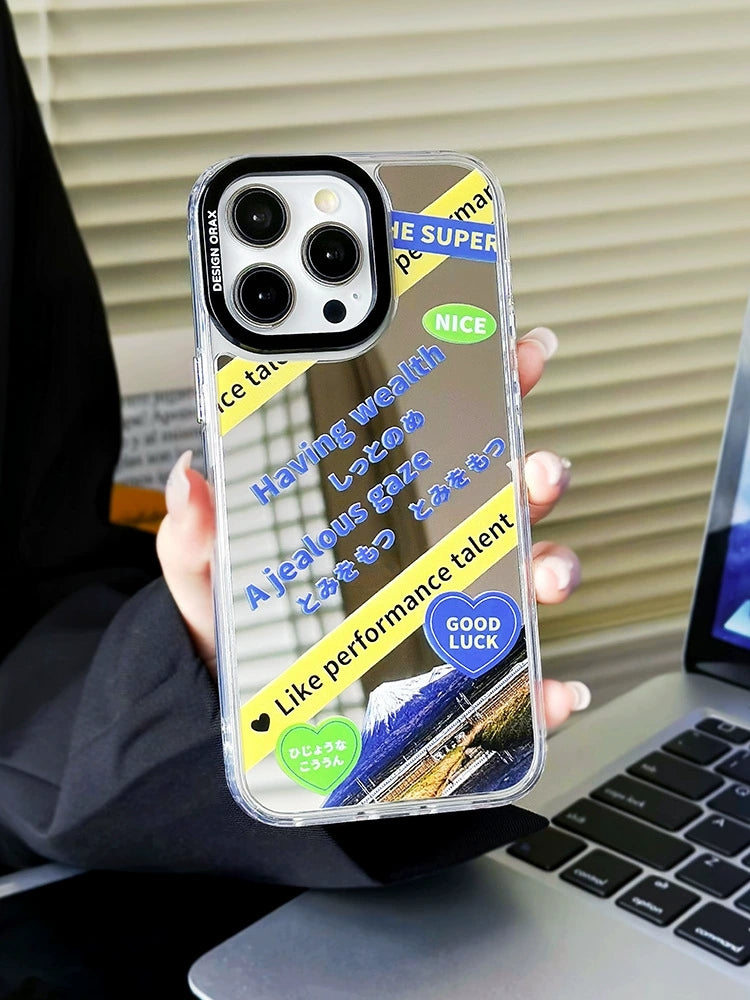 Dinos。 鏡面 iPhone 保護殼三合一