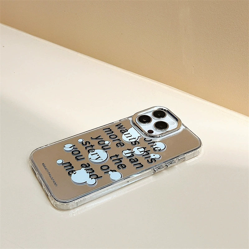 Dinos。 鏡面 iPhone 保護殼三合一