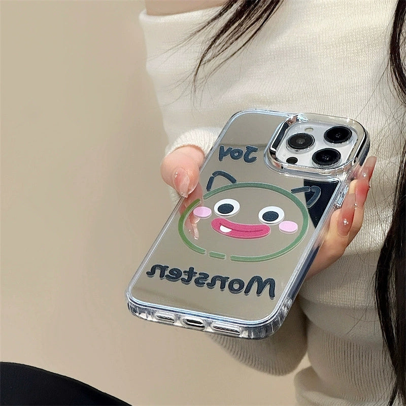 Dinos。 鏡面 iPhone 保護殼三合一