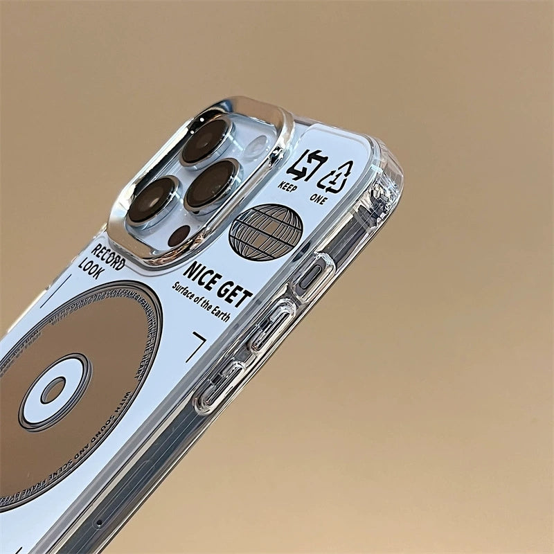 Dinos。 鏡面 iPhone 保護殼三合一