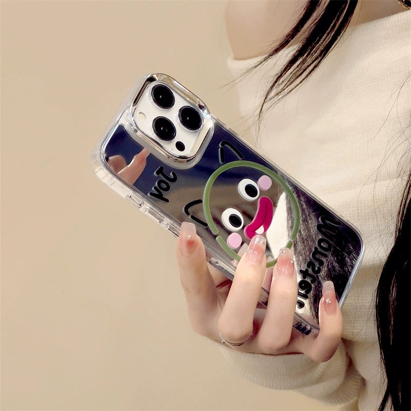 Dinos。 鏡面 iPhone 保護殼三合一