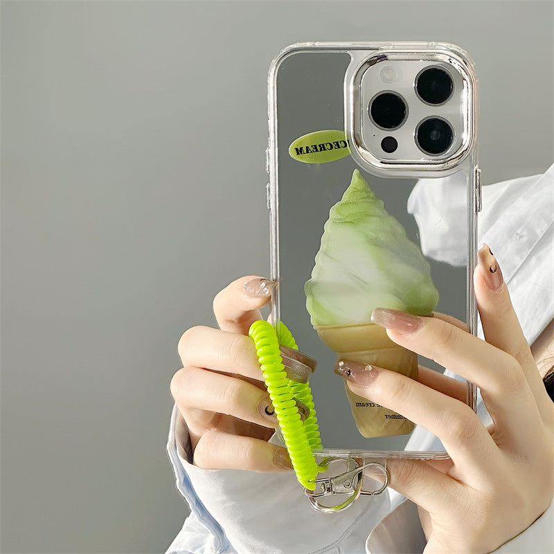 Dinos。 鏡面 iPhone 保護殼三合一