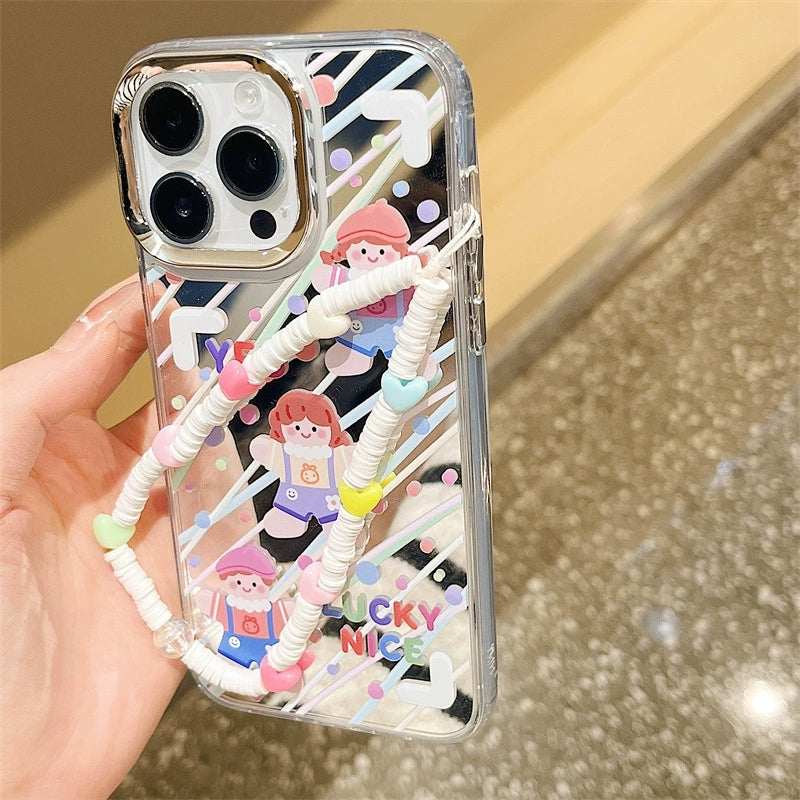 Dinos。 鏡面 iPhone 保護殼三合一