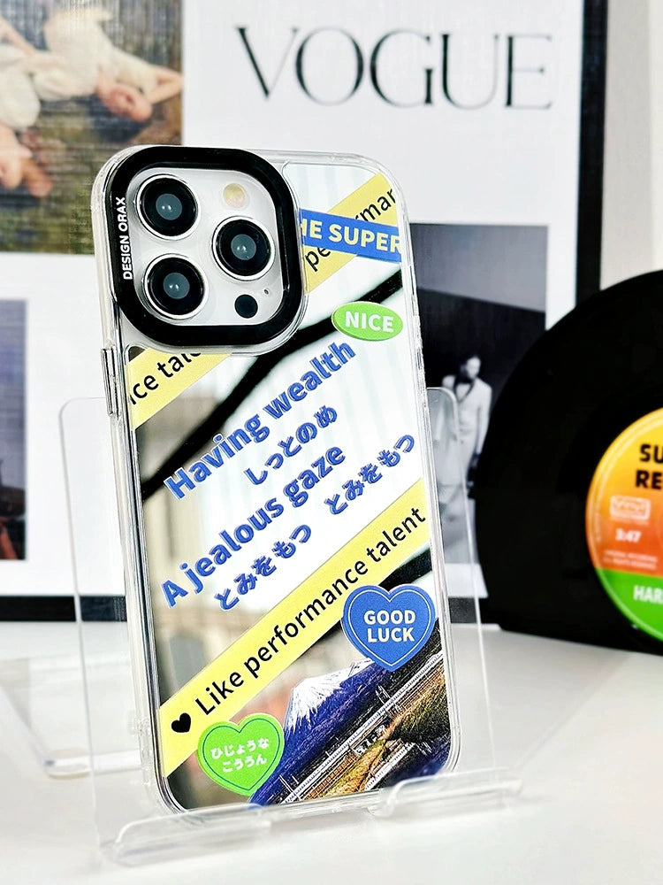 Dinos。 鏡面 iPhone 保護殼三合一