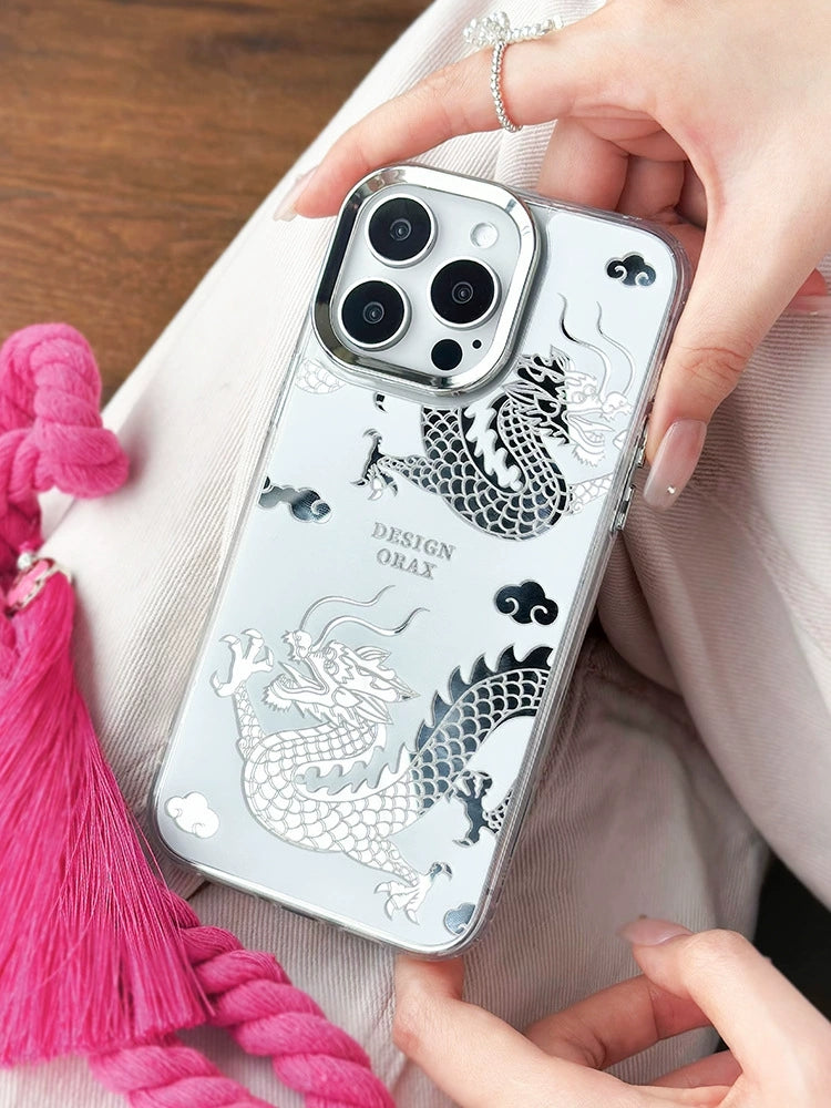 Dinos。蘋果手機殼三合一鏡面iPhone龍年新款