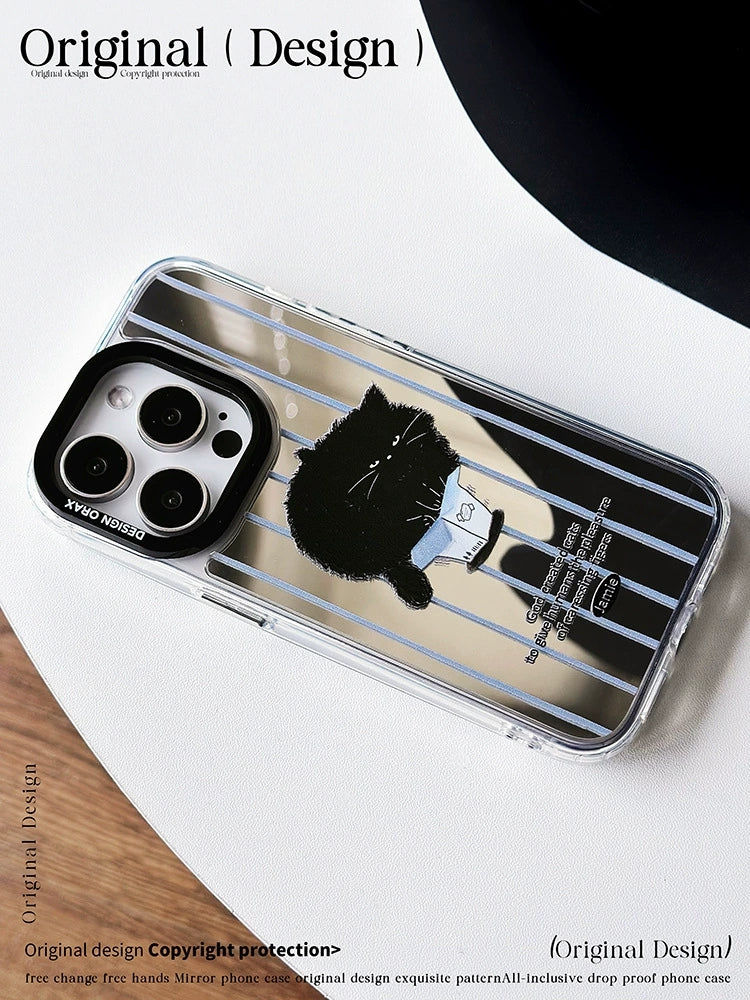 Dinos。 鏡面 iPhone 保護殼三合一