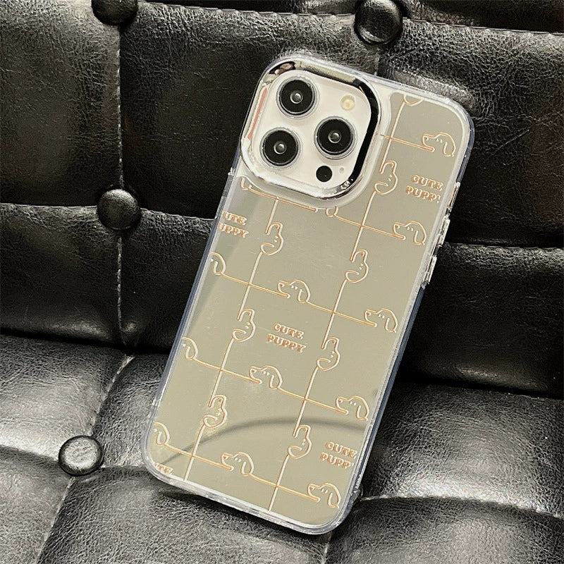 Dinos。 鏡面 iPhone 保護殼三合一