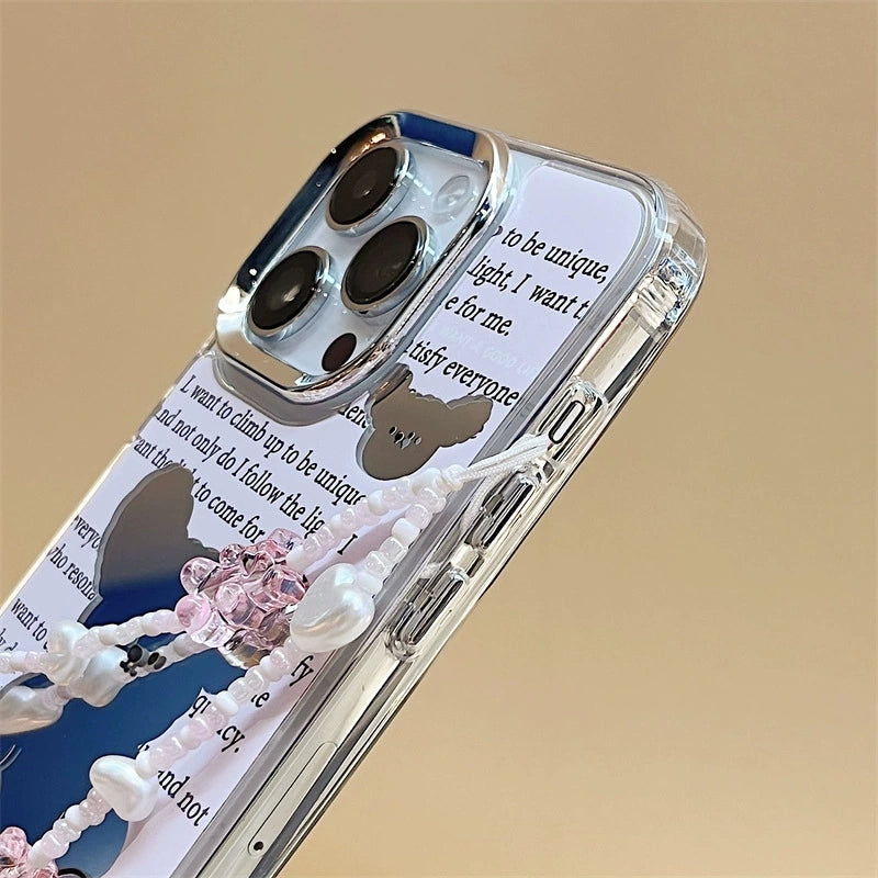 Dinos。iphone手機鏈三合一鏡面殼蘋果手機殼