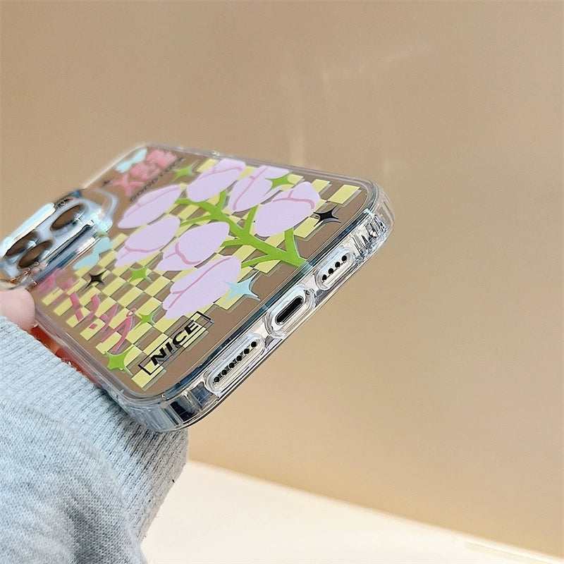 Dinos。 鏡面 iPhone 保護殼三合一