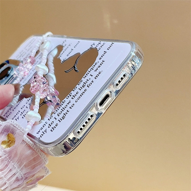 Dinos。iphone手機鏈三合一鏡面殼蘋果手機殼