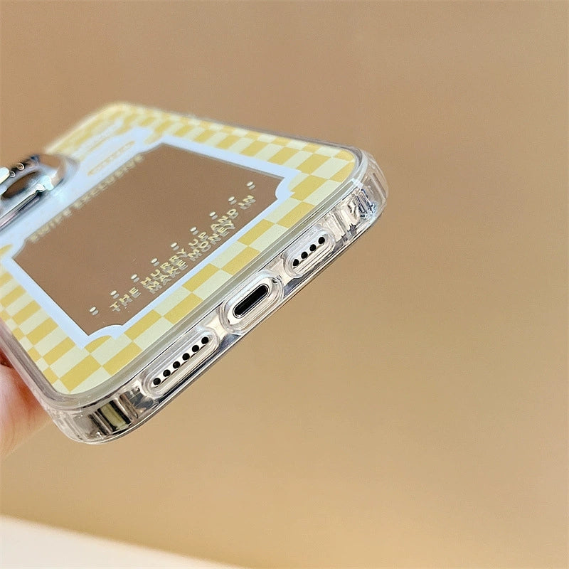 Dinos。 鏡面 iPhone 保護殼三合一