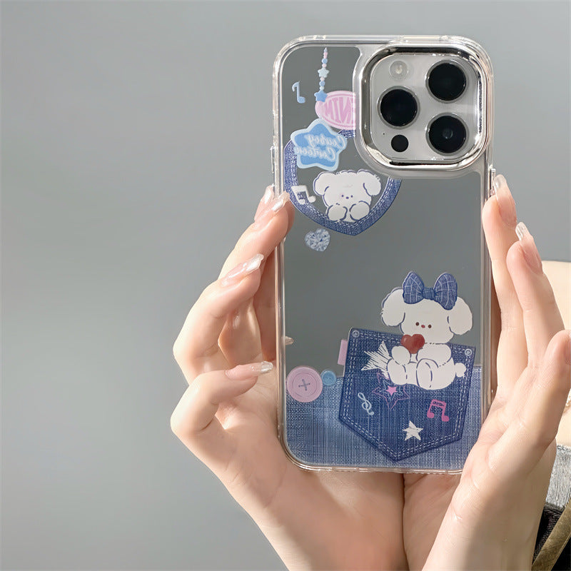 Dinos。 鏡面 iPhone 保護殼三合一