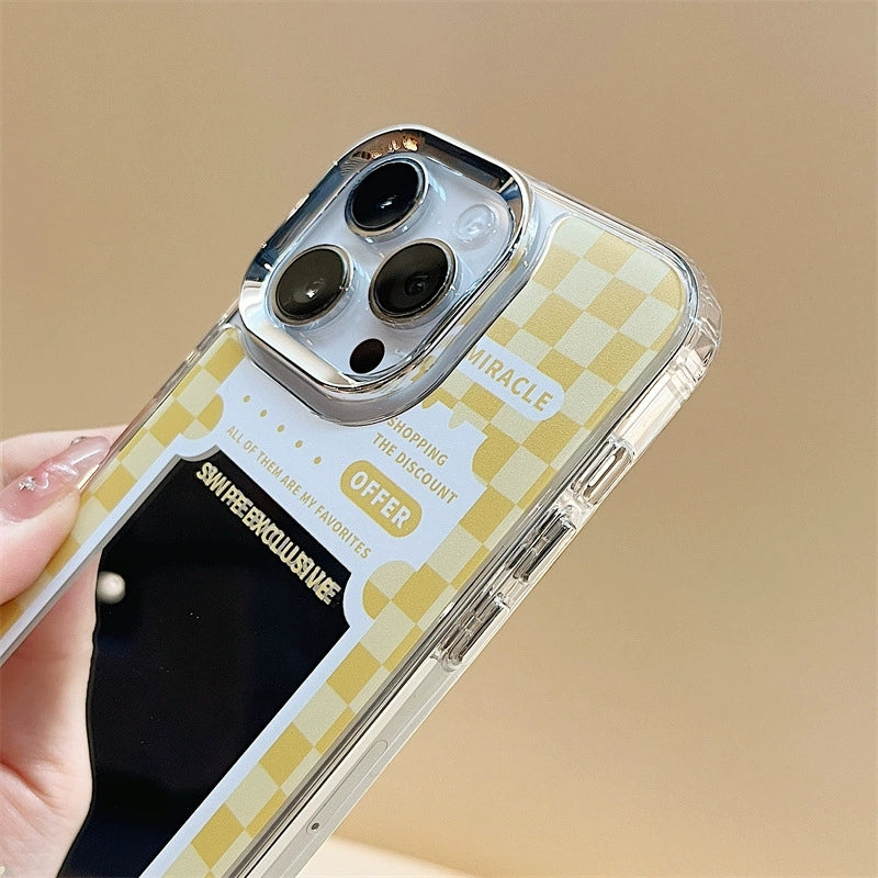 Dinos。 鏡面 iPhone 保護殼三合一