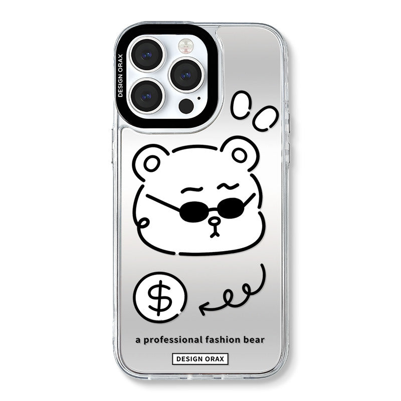 Dinos。 鏡面 iPhone 保護殼三合一