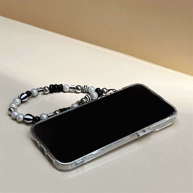 Dinos。蘋果卡通硅膠手機殼手鍊三合一鏡面