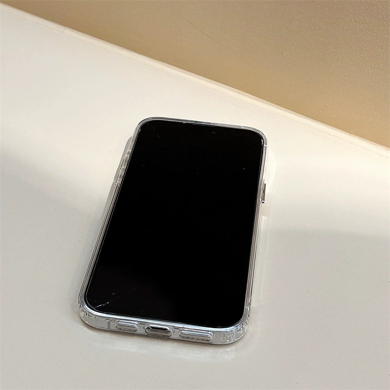 Dinos。 鏡面 iPhone 保護殼三合一加手機鏈